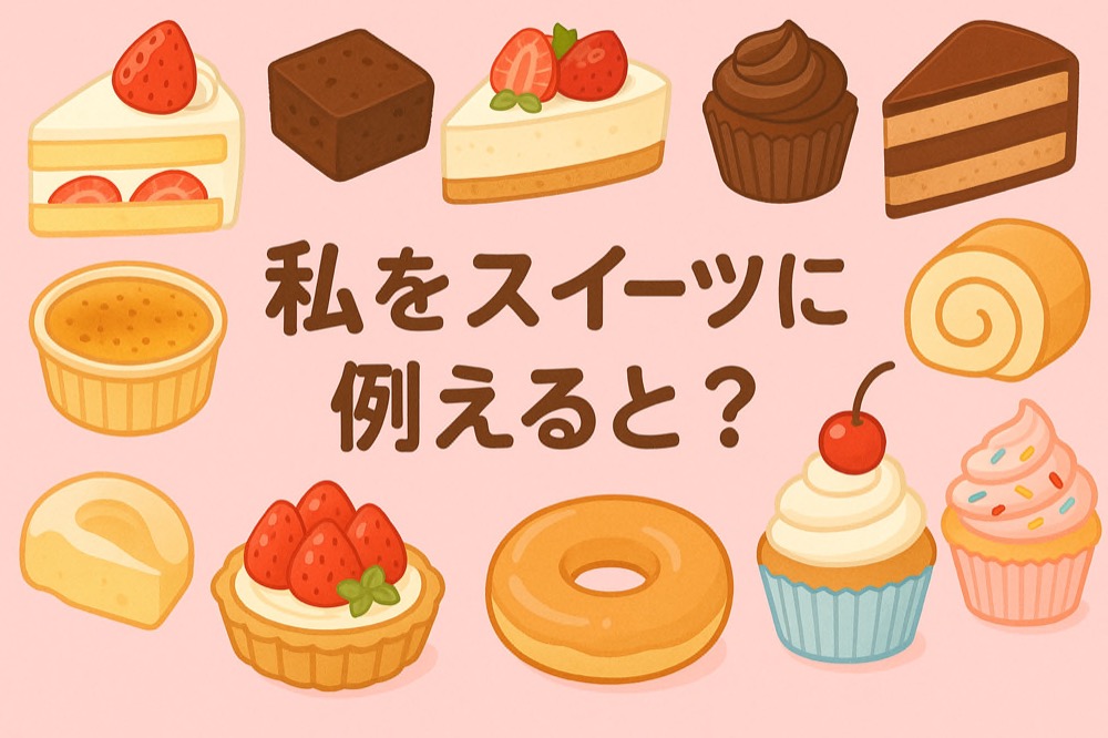 自分をスイーツに例えると何か診断のタイトル画像