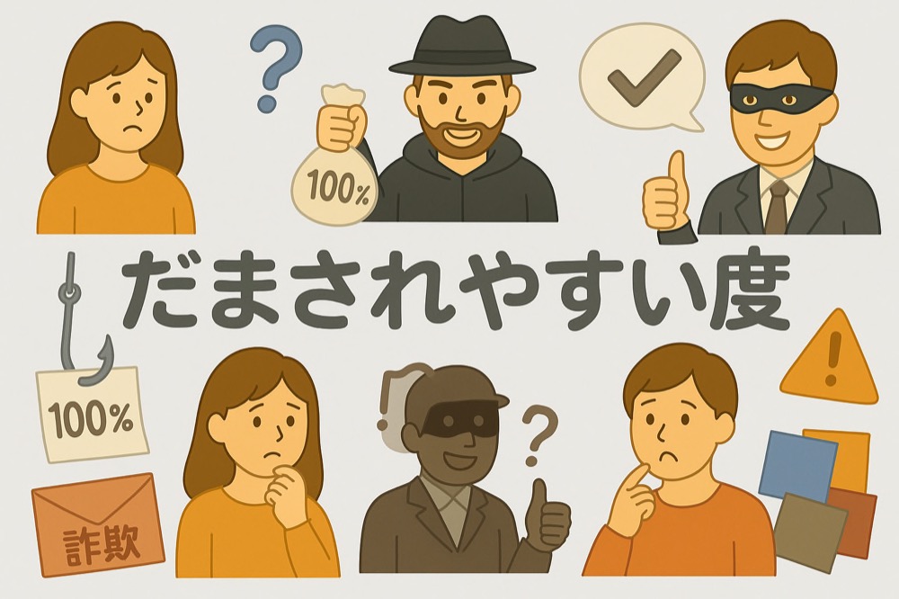 だまされやすい度診断のタイトル画像
